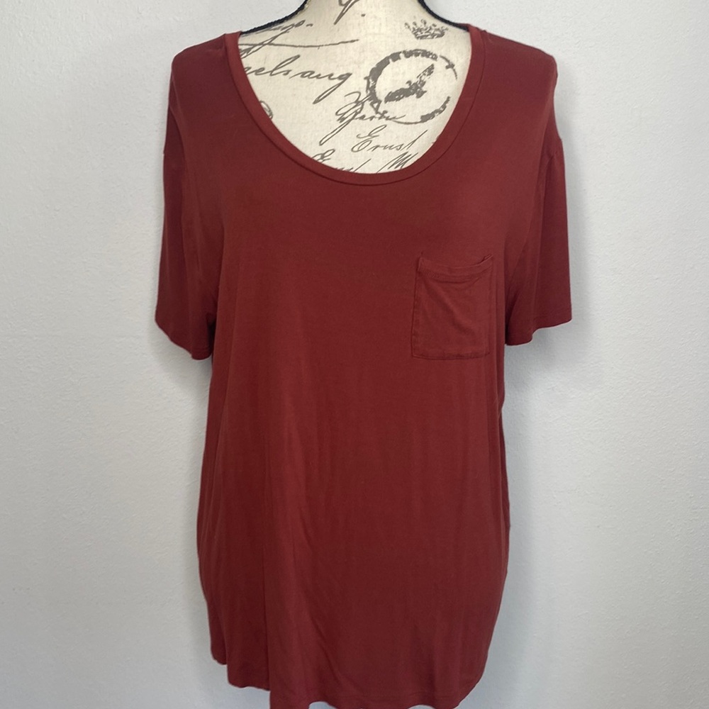 Mossimo Burnt Orange Pocket Tee